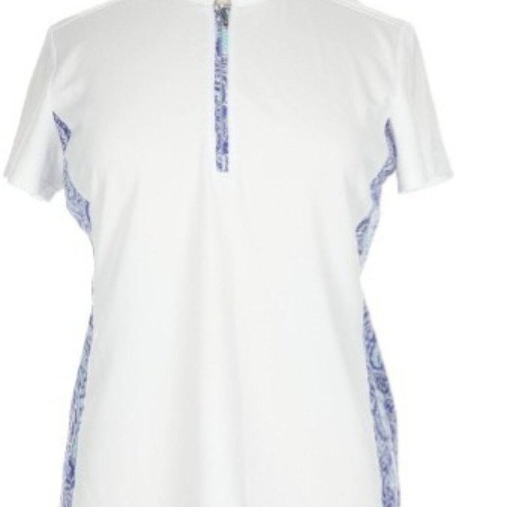 Izod Golf Shirt 3/4 zipper - Picture 5 of 8
